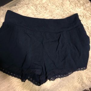 Navy fashion shorts size S